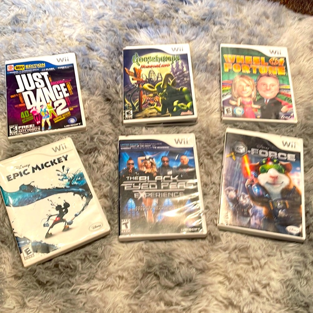 WII Video Games $30 each